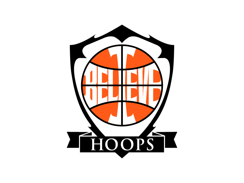 Believe Hoops logo design by mewlana