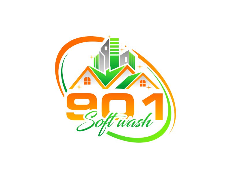 901 Soft Wash logo design by bismillah