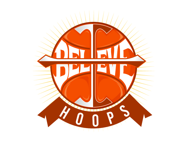 Believe Hoops logo design by dorijo