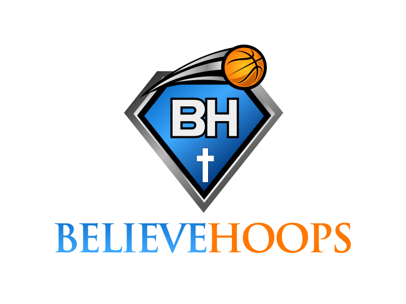 Believe Hoops logo design by Dawnxisoul393