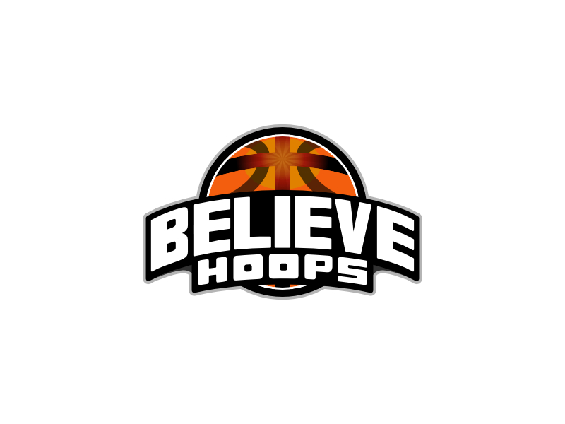 Believe Hoops logo design by dave_ten_minutes