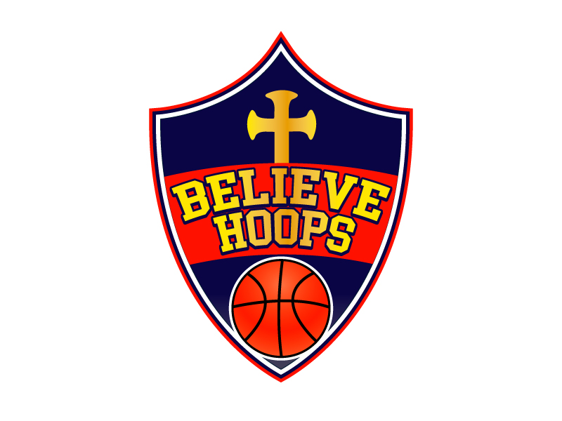 Believe Hoops logo design by Koushik