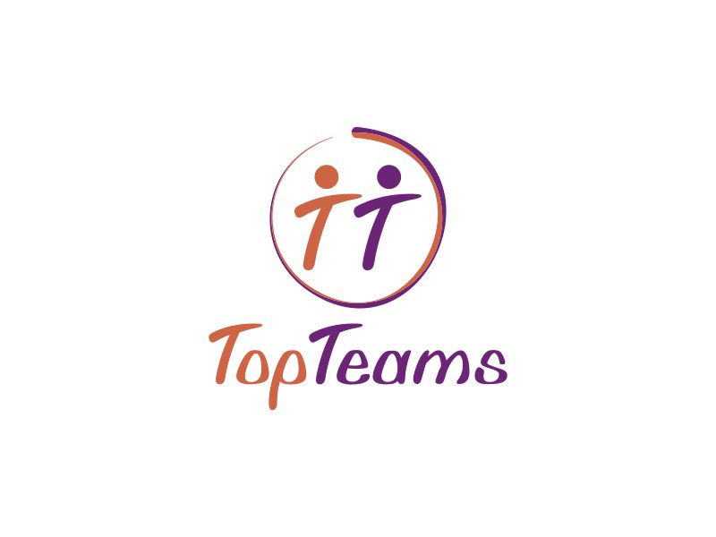 Top Teams logo design by BlessedArt
