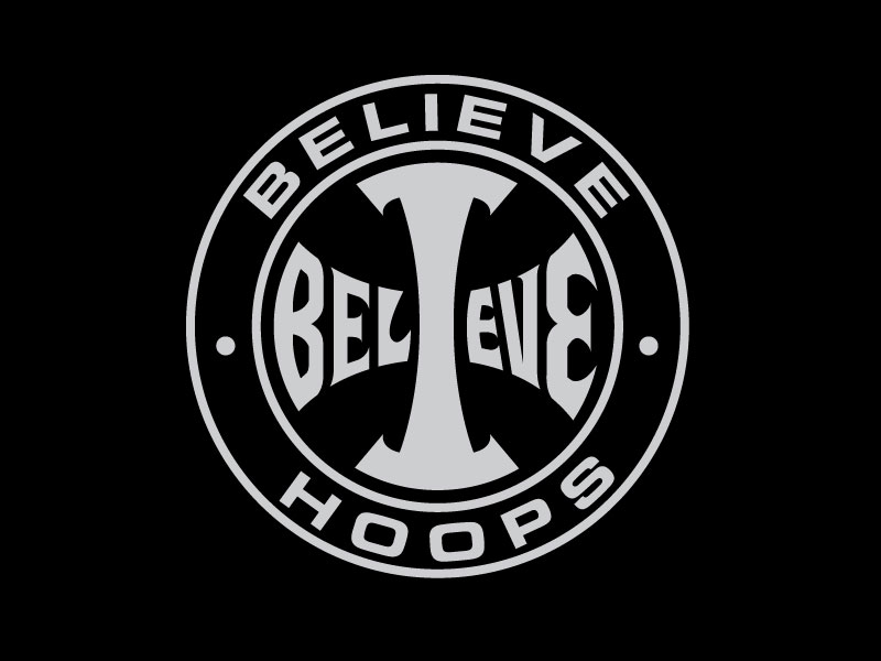Believe Hoops logo design by REDCROW