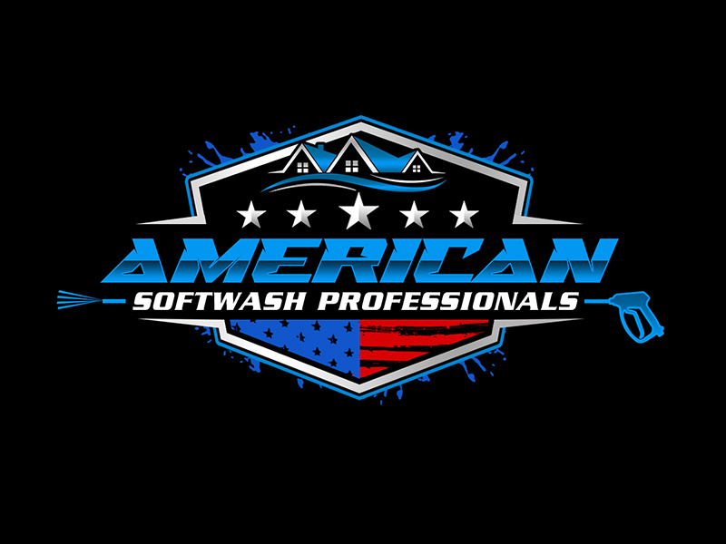 American Softwash Professionals logo design by PrimalGraphics