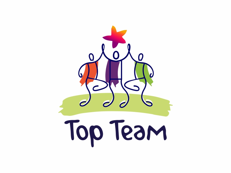 Top Teams logo design by up2date