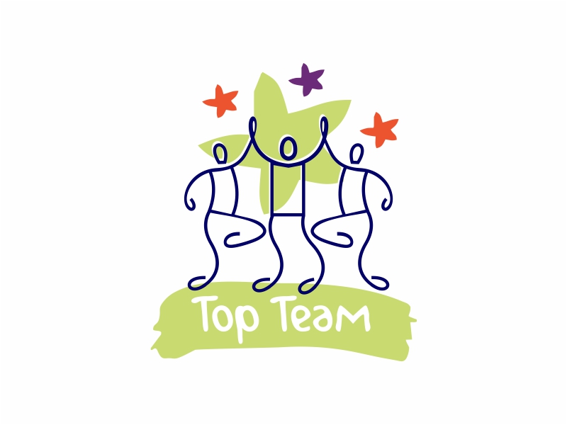 Top Teams logo design by up2date