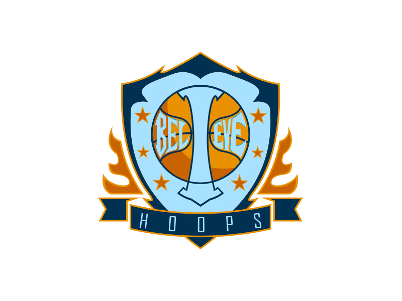 Believe Hoops logo design by Md Sahin
