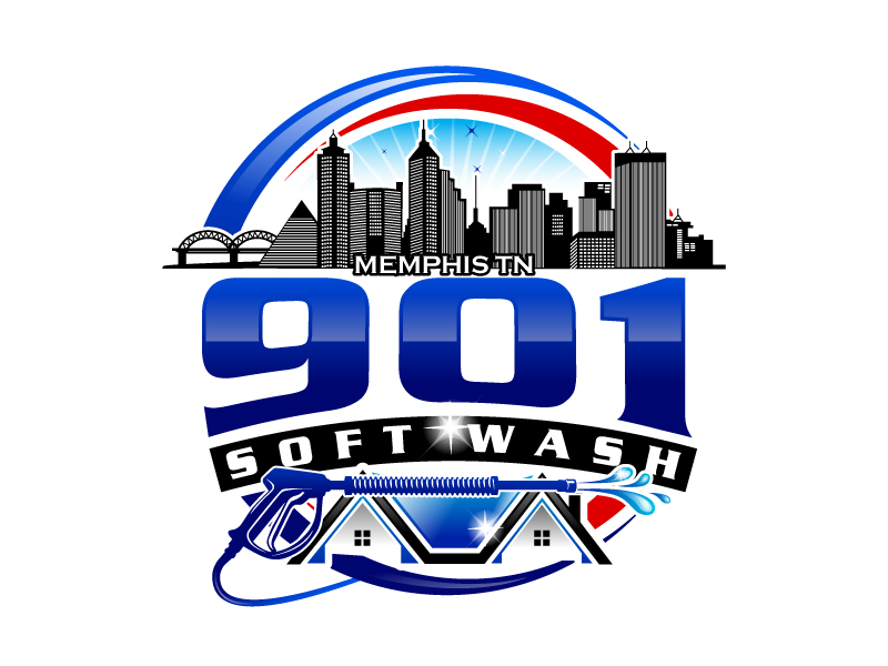 901 Soft Wash logo design by uttam