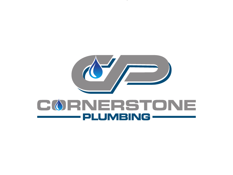 Cornerstone Plumbing Logo Design