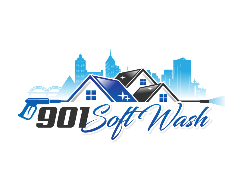 901 Soft Wash logo design by jaize