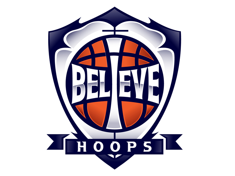 Believe Hoops logo design by DreamLogoDesign