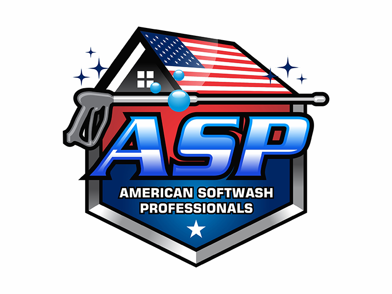 American Softwash Professionals logo design by gitzart