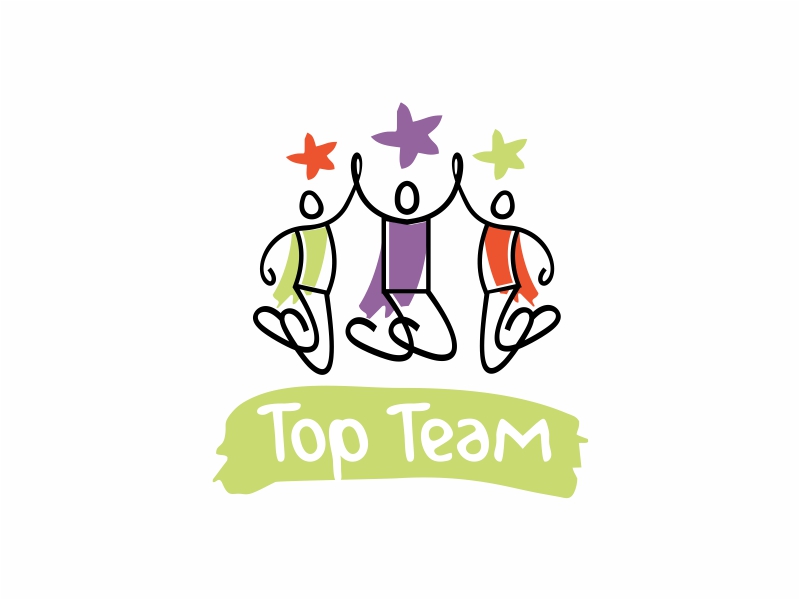 Top Teams logo design by up2date