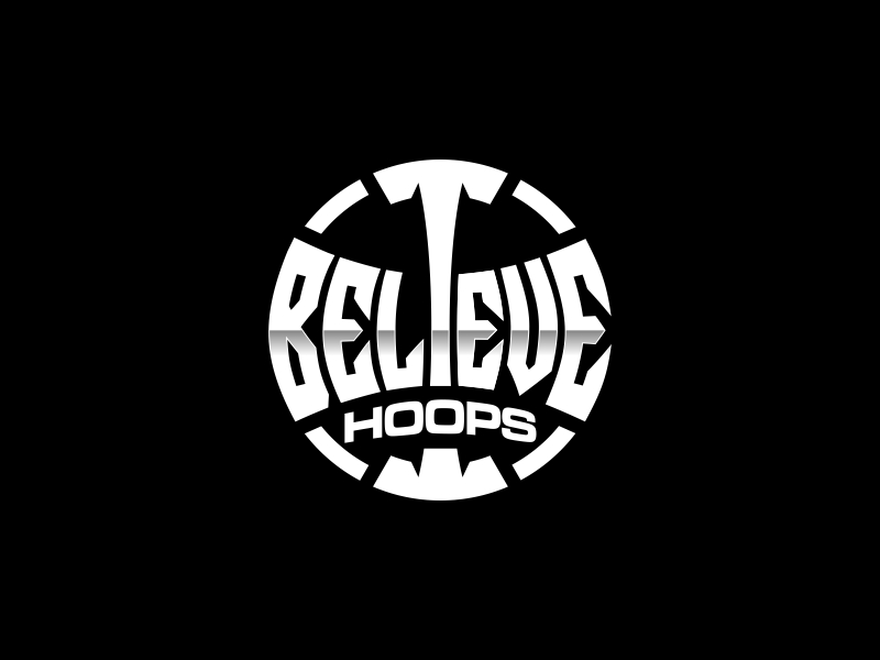 Believe Hoops logo design by Asani Chie