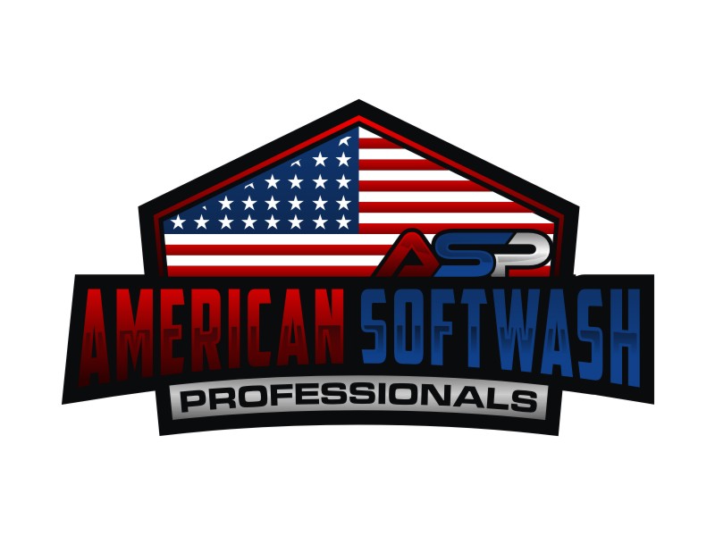 American Softwash Professionals logo design by Artomoro