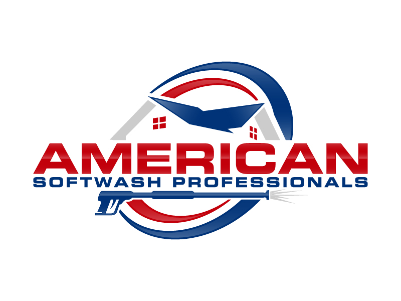 American Softwash Professionals logo design by Kirito