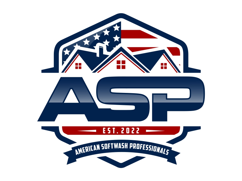American Softwash Professionals logo design by Mardhi