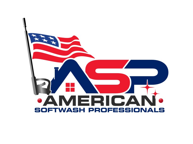 American Softwash Professionals logo design by gomadesign