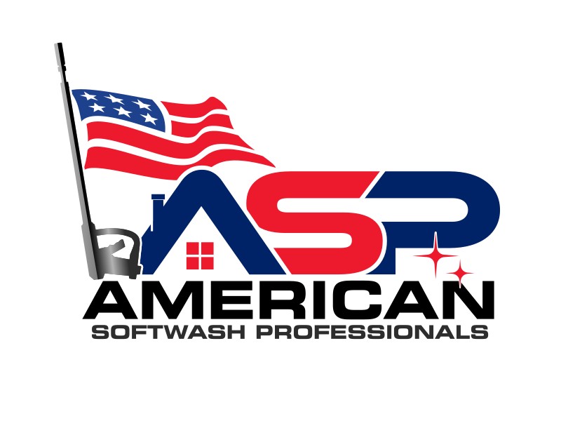 American Softwash Professionals logo design by gomadesign