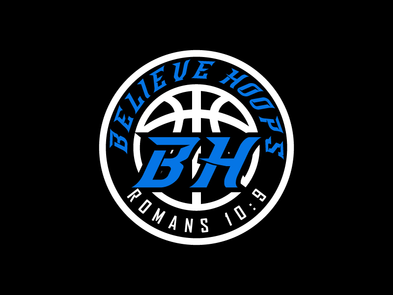 Believe Hoops logo design by Erasedink