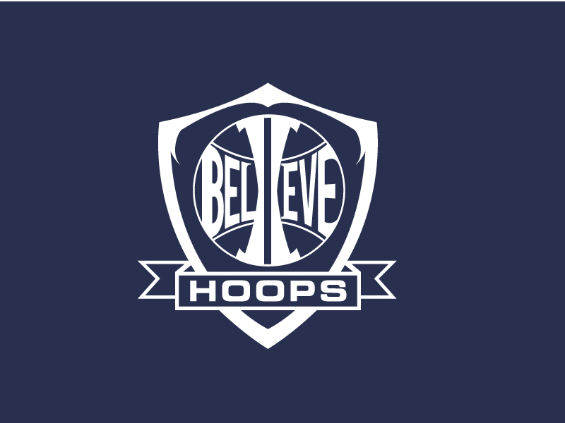 Believe Hoops logo design by LogoInvent