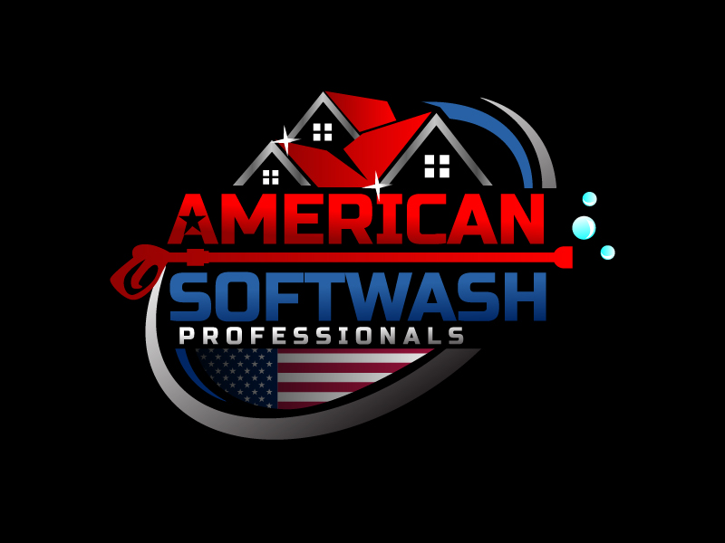 American Softwash Professionals logo design by Shailesh