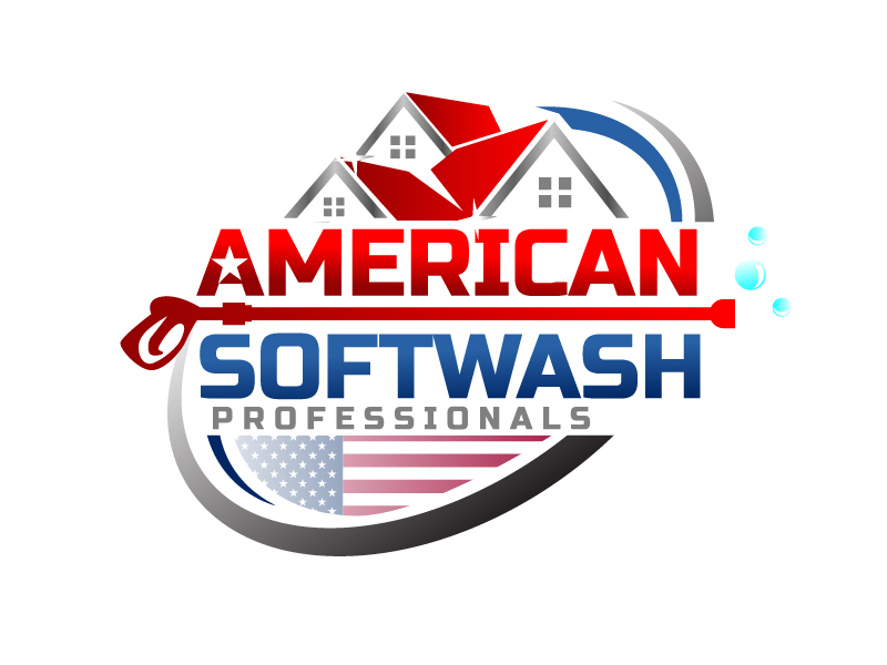 American Softwash Professionals logo design by Shailesh