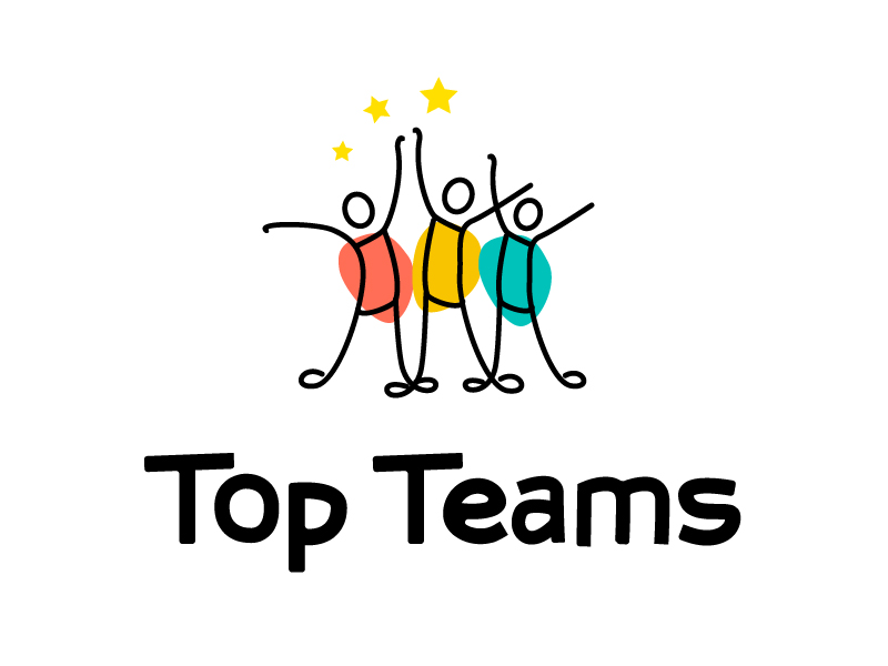 Top Teams logo design by Dawnxisoul393