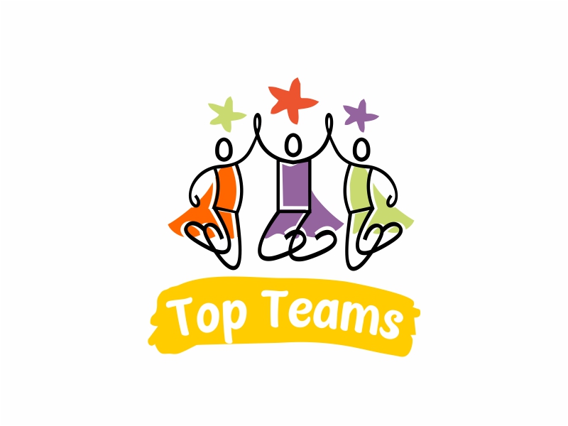 Top Teams logo design by up2date
