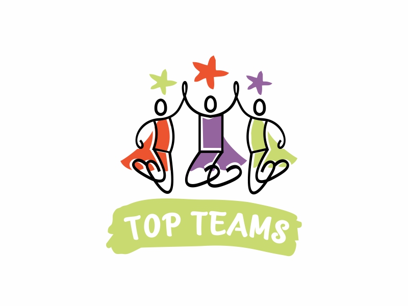 Top Teams logo design by up2date
