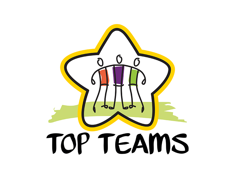 Top Teams logo design by gitzart