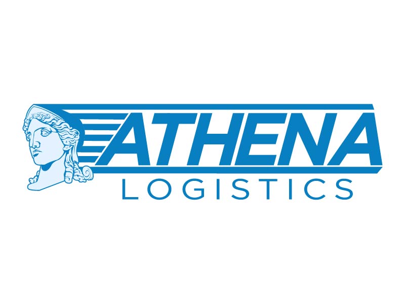 Athena Logistics logo design by IanGAB