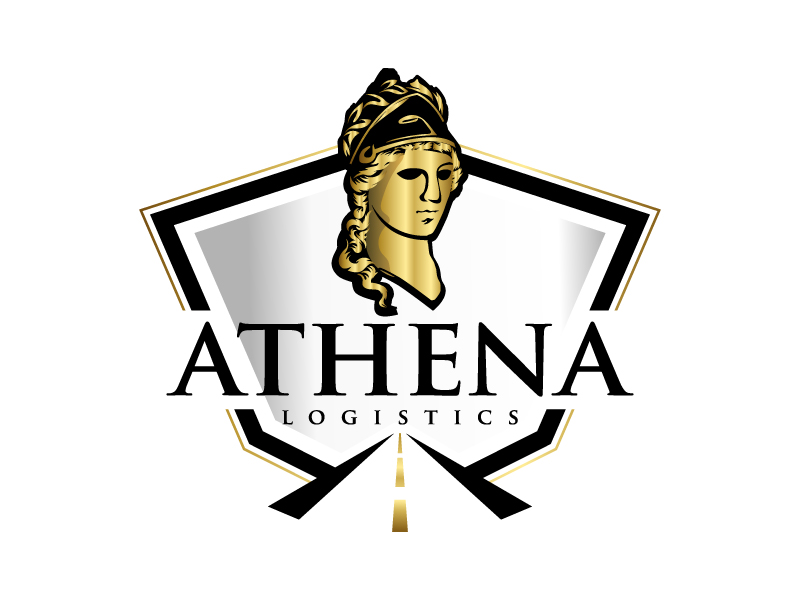 Athena Logistics logo design by MUSANG