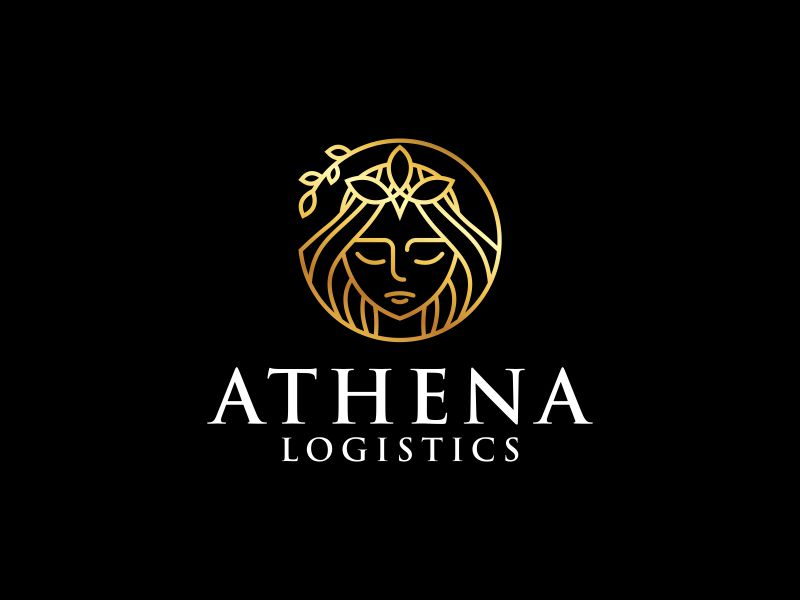Athena Logistics logo design by creator™