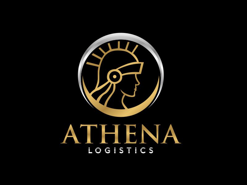 Athena Logistics logo design by serprimero