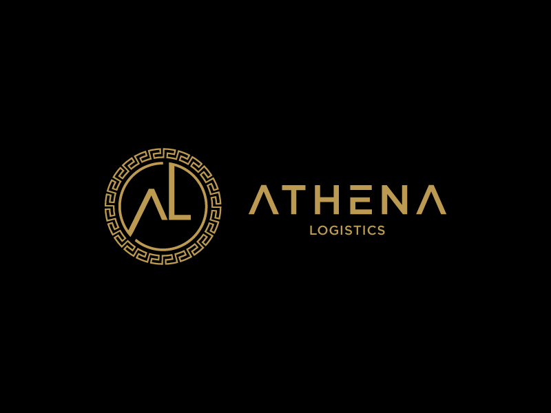 Athena Logistics logo design by yondi