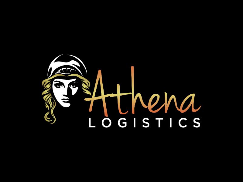 Athena Logistics logo design by oke2angconcept