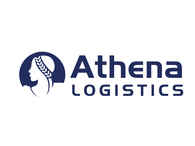 Athena Logistics logo design by Dawnxisoul393