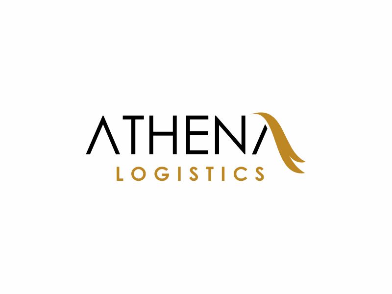 Athena Logistics logo design by Girly