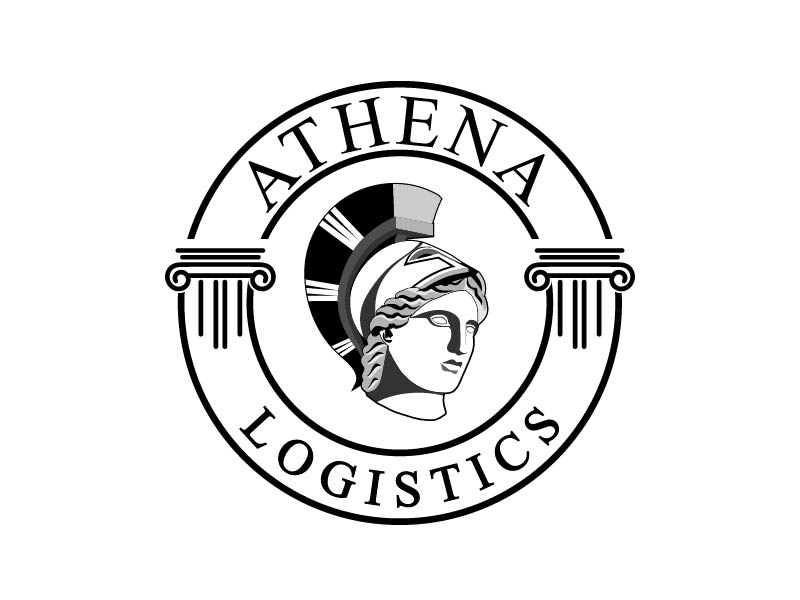 Athena Logistics logo design by axel182