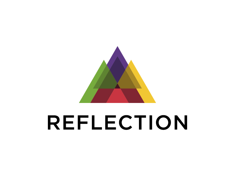 Reflection logo design by BrainStorming