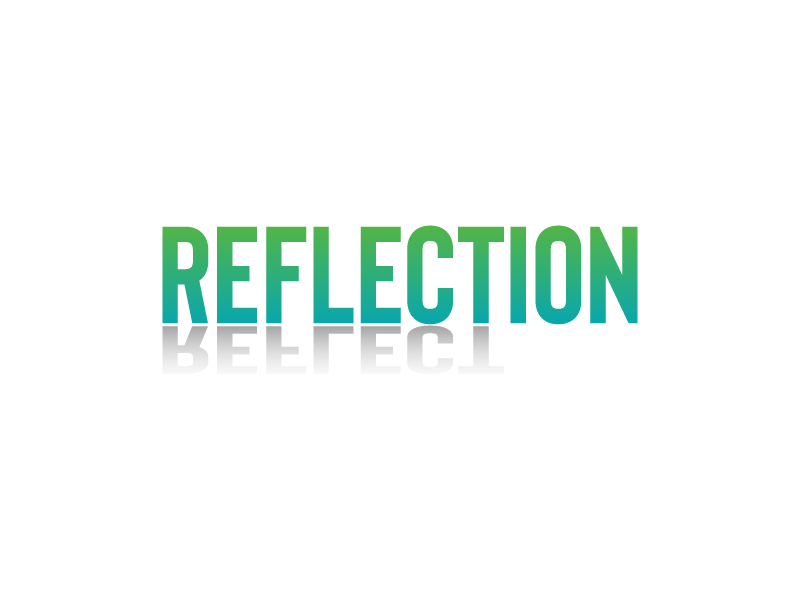 Reflection logo design by Fear