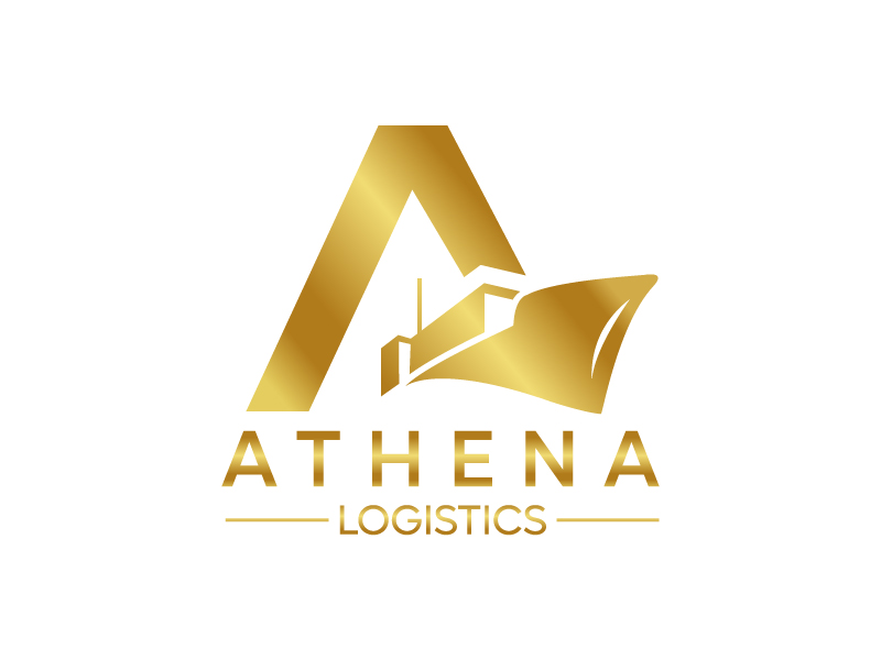 Athena Logistics logo design by okta rara