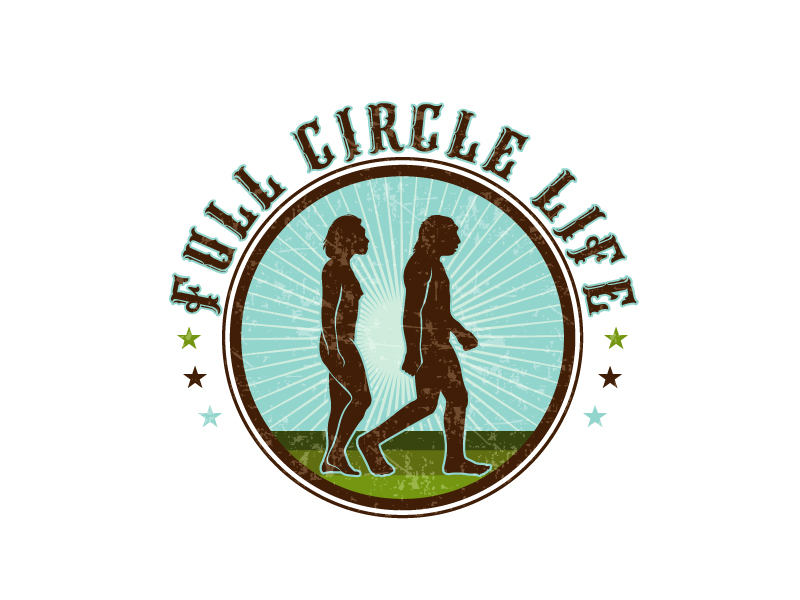 Full Circle Life logo design by Koushik