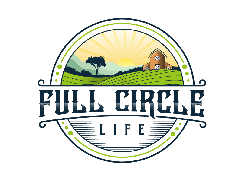 Full Circle Life logo design by MonkDesign