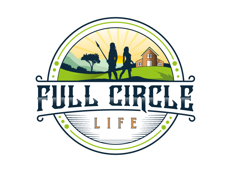 Full Circle Life logo design by MonkDesign