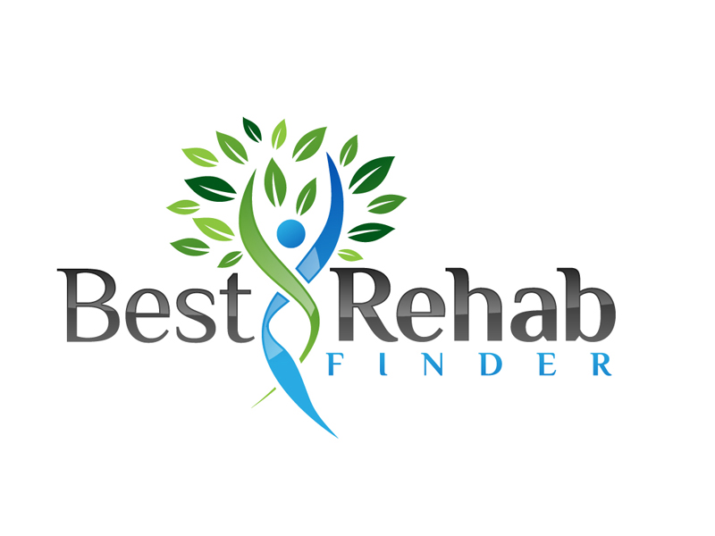 Best Rehab Finder logo design by DreamLogoDesign