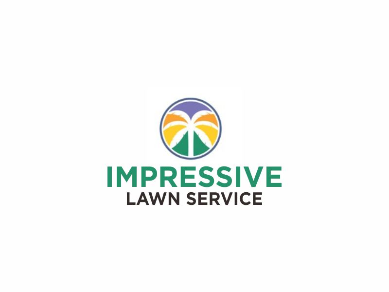 Impressive Lawn Service logo design by dasam