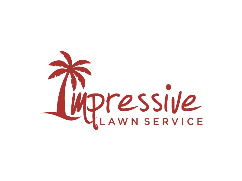 Impressive Lawn Service logo design by Artomoro
